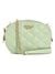 Guess Celadon Quilted Tamsin Double Zip Crossbody Bag