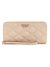 Guess Light Beige Quilted Tamsin Large Zip Around Wallet