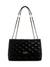 Guess Black Quilted Tamsin Large Convertible Flap Crossbody Bag