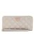 Guess Taupe Quilted Giully Large Zip Around Wallet