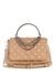 Beige Quilted Giully Top Handle Satchel Bag