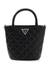 Black Quilted Magnet Giully Mini Tote Bag