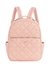 Blush Quilted Power Play Tech Backpack