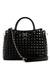 Black Quilted Nadira Girlfriend Satchel Bag