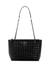 Black Quilted Nadira Status Tote Bag
