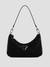 Black Embellished Zalina Mini Top Zip Shoulder Bag