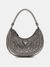 Guess Pewter Embellished Zalina Small Hobo Bag