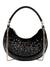 Guess Black Embellished Zalina Small Hobo Bag