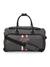 Guess Polyurethane Charcoal Printed Women Wilder Wheeled Duffel Bag