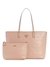 Guess Women Pink Geometric Tote Bag with Inner Bag