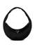 Black Solid Sunetra Mini Hobo Bag