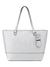 Silver Solid Haddington Carryall Tote Bag