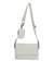 Guess White Solid Haddington Mini Crossbody Bag