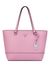 Guess Women Pink Textured Tote Bag