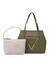 Olive Solid Portini Trap Tote Bag