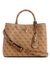 Guess Latte Logo Printed Meridian Girlfriend Satchel Bag