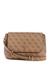 Brown Printed Meridian Flap Crossbody Bag