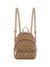 Guess Women Brown Typography Adjustable Shoulder Strap Backpack