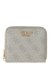 Grey Printed Laurel II Small Zip-around Wallet