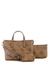 Brown Printed Latona II Mini Tote Bag