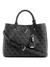 Guess Polyurethane Grey Printed Women Meridian Girlfriend Satchel Bag