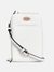 White Solid Perdita Mini Phone Crossbody Bag