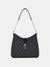Coal Logo Monogram Polyurethane Zamira Hobo Shoulder Bag