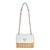 Guess Women's White Natural Cellulos Quilted Shoulder Bag
