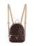 Guess Polyurethane Brown Printed Women Manhattan Backpack