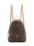 Guess Polyurethane Brown Printed Women Manhattan Large Backpack