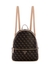 Brown Black Geometric Manhattan Large Backpack
