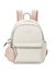 White Printed Benfield Backpack