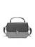 Guess Charcoal Grey Printed Lowen Satchel
