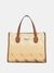 Guess Cognac Logo Self-Design Silvana Tote Bag