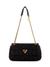 Guess Polyester Black Quilted Women Giully Convertible Crossbody Bag
