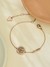 Guess Women Life In 4G Gold Pleated Steel Bracelet