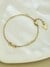 Guess Women Endless Dream Gold Pleated Steel Bracelet