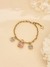 Guess Women My Secret Gold Pleated Steel Bracelet