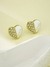 Guess Women Stainless Steel Crystal Lovely Studs Earrings