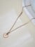 Guess Women Falling In Love Gold Pleated Steel Necklace