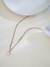 Guess Women Color My Day Rose Gold Pleated Steel Necklace