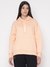 Peach Solid Full Sleeve Hood