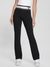 Guess Women Solid High-Rise Bootcut Trousers