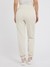 Guess Women's Beige Polycotton Solid Regular Fit Pants