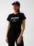 Guess Women Chenille Embroidered Round Neck Short Sleeves T-Shirt