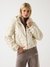Guess Women Fleece Hooded Neck Long Sleeves Sherpa Jacket