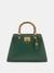 Guess Women Green Solid Satchel Bag