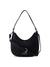Women Black Quilted Easley Mini Top Zip Hobo Bag