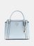 Powder Blue Solid Daryna 2 Compartment Satchel Bag