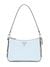 Guess Powder Blue Solid Daryna Top Zip Shoulder Bag